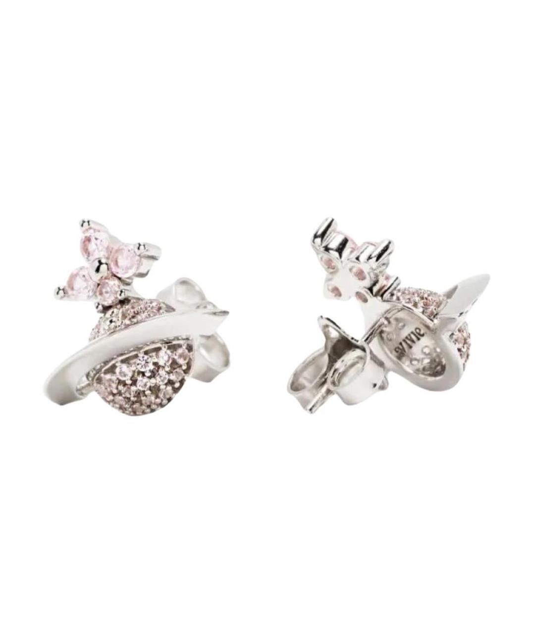 VIVIENNE WESTWOOD Серебряные металлические серьги, фото 2