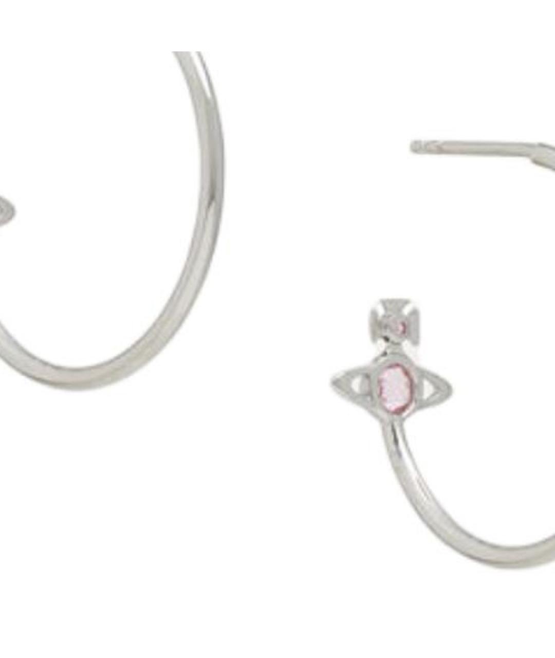 VIVIENNE WESTWOOD Серебряные металлические серьги, фото 2