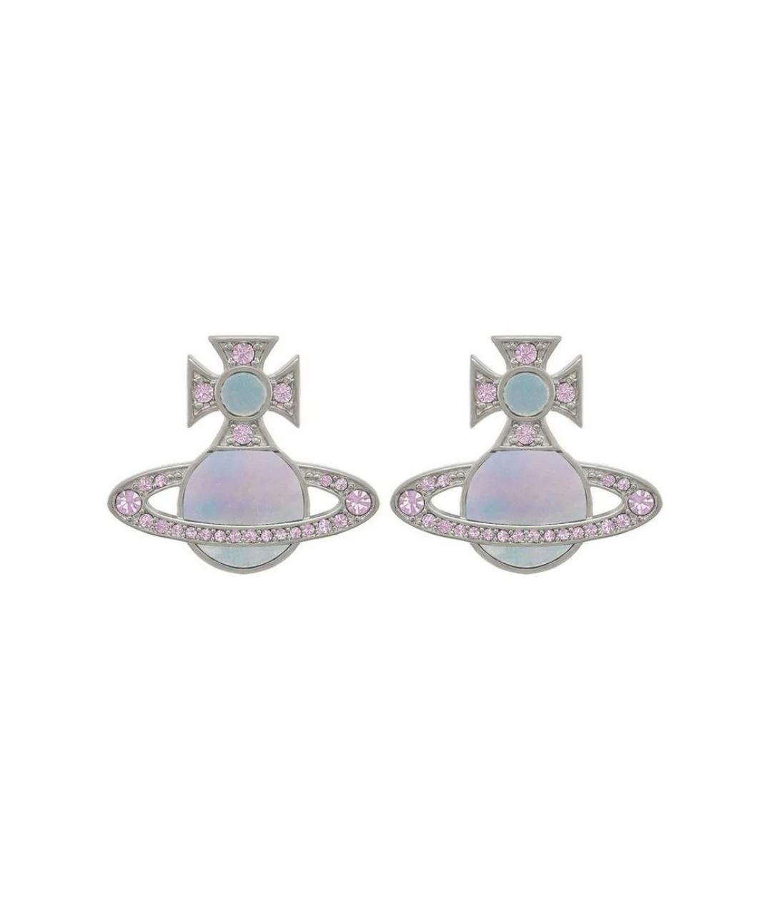 VIVIENNE WESTWOOD Серебряные металлические серьги, фото 1