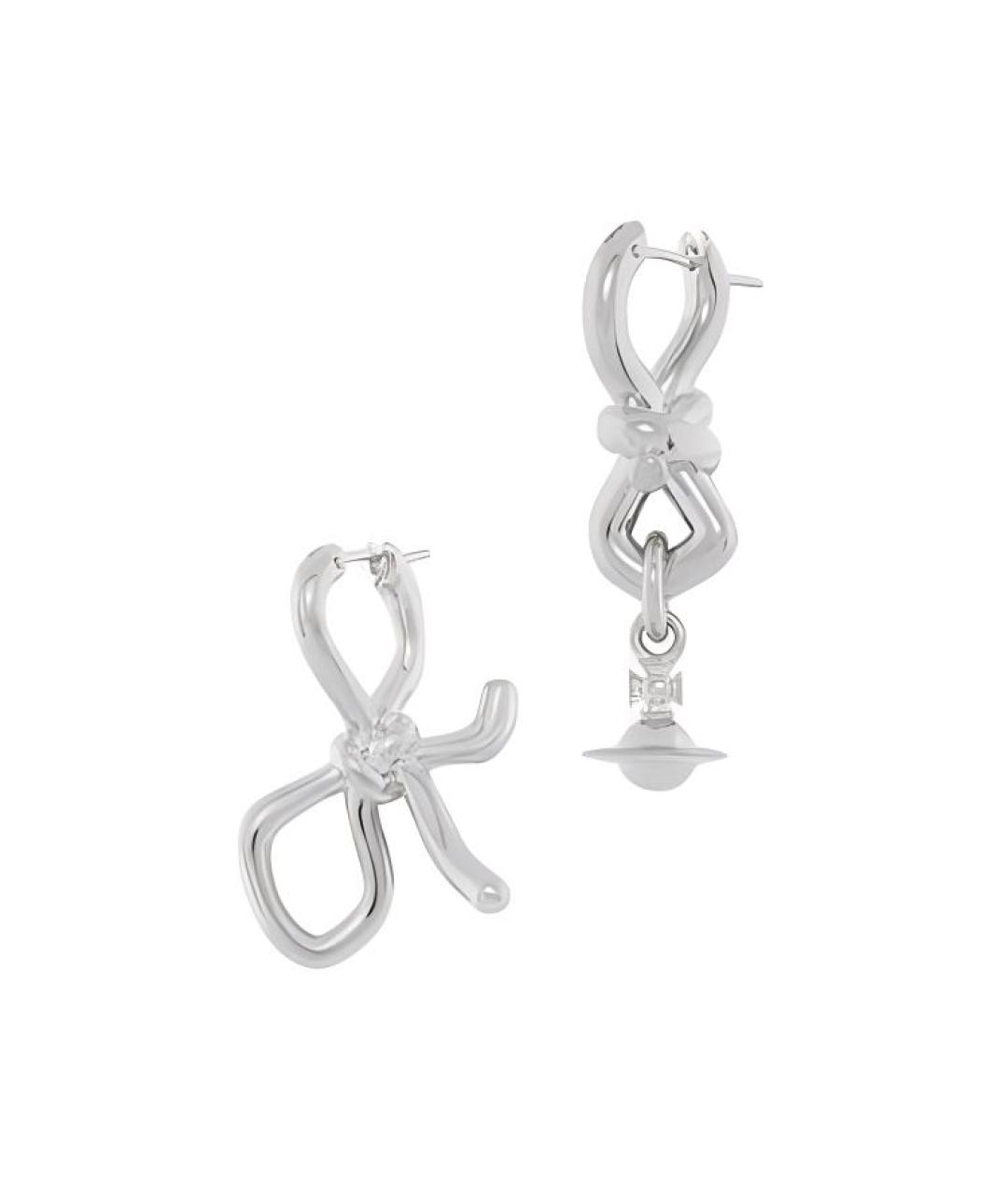 VIVIENNE WESTWOOD Серебряные металлические серьги, фото 1