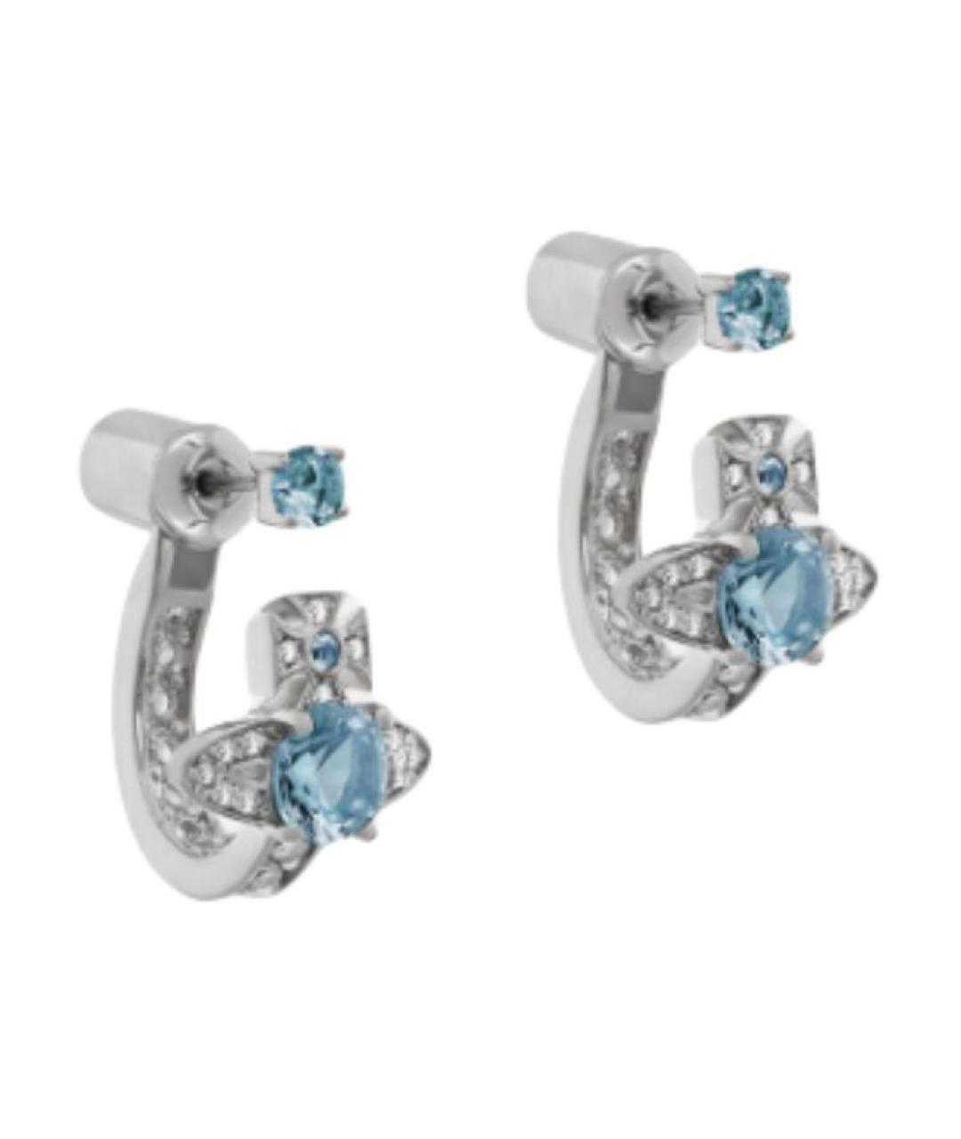 VIVIENNE WESTWOOD Серебряные металлические серьги, фото 2