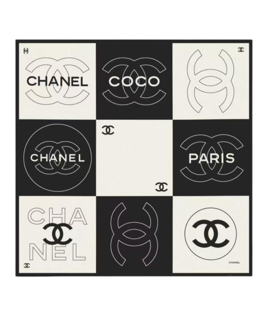 CHANEL Мульти шелковый шарф, фото 1