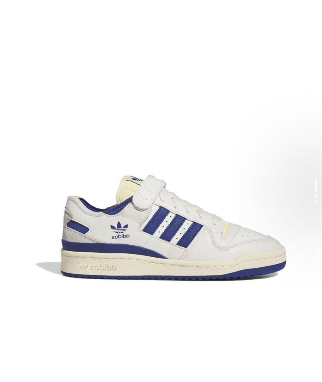 ADIDAS Белые кожаные низкие кроссовки / кеды, фото 7