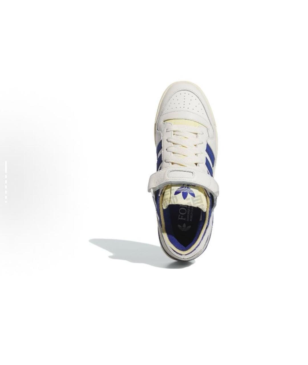 ADIDAS Белые кожаные низкие кроссовки / кеды, фото 5
