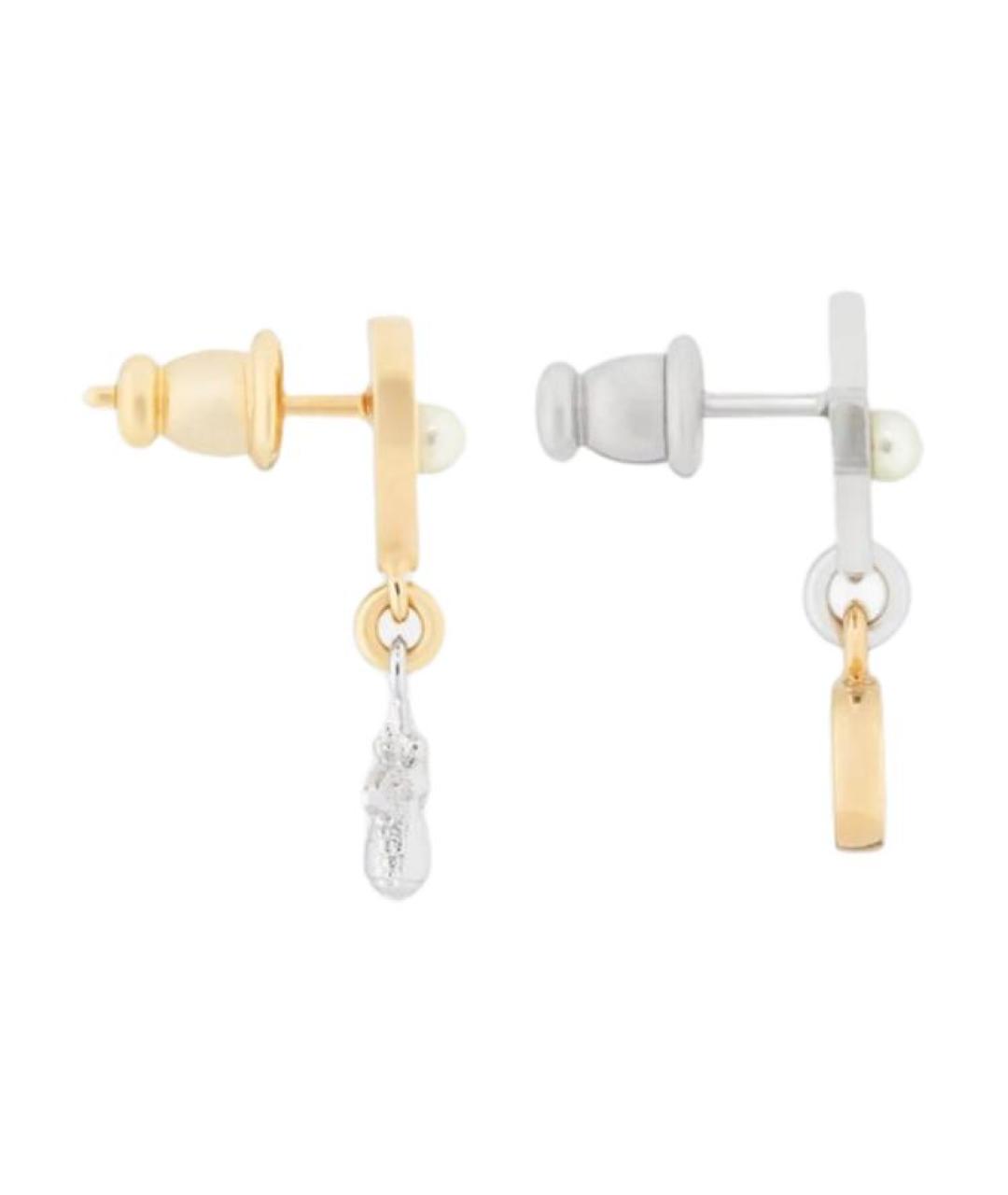 CHRISTIAN DIOR Золотые серьги, фото 3