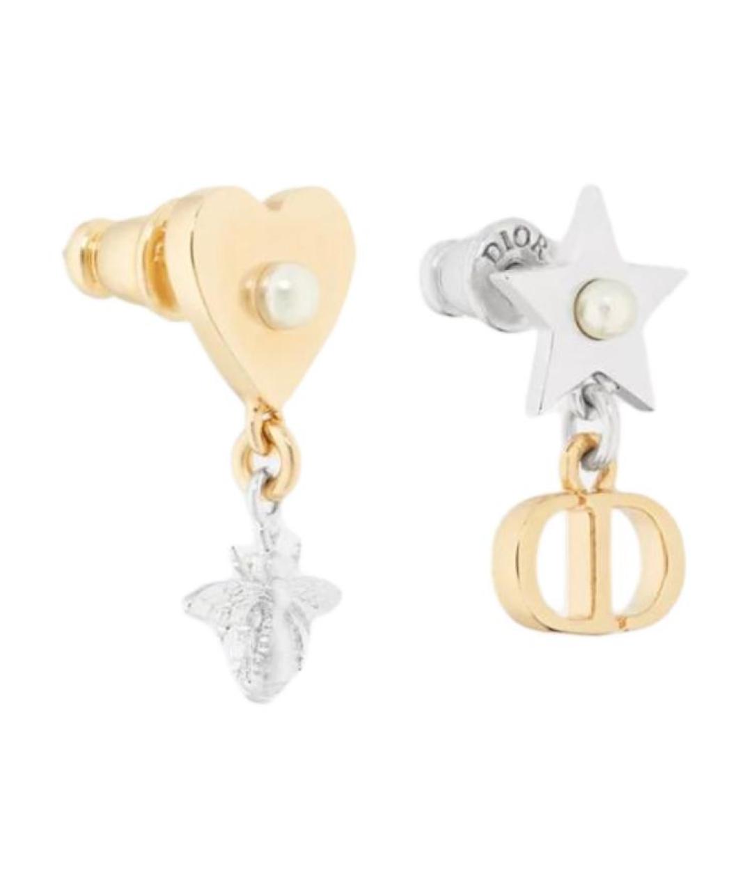 CHRISTIAN DIOR Золотые серьги, фото 2