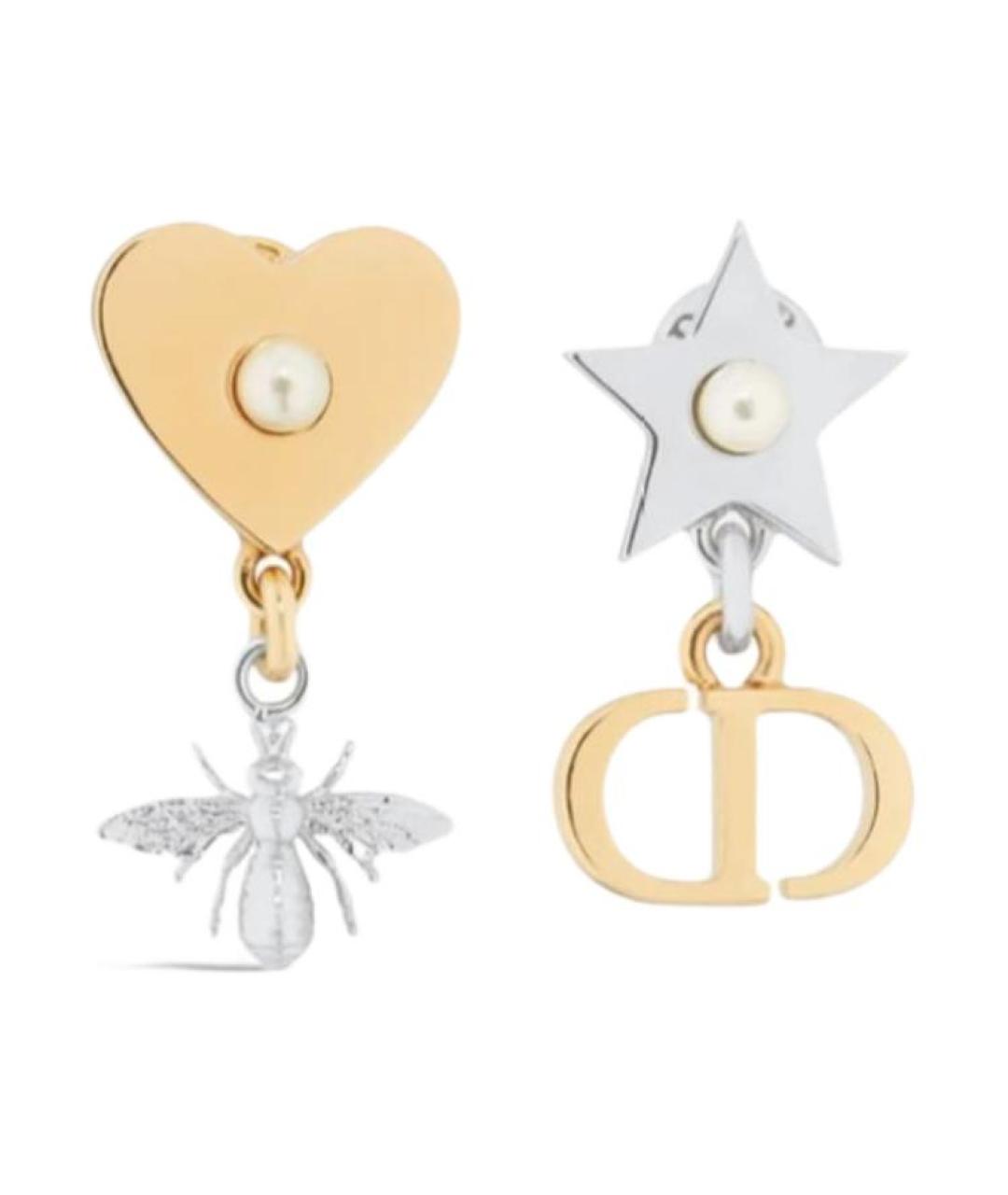 CHRISTIAN DIOR Золотые серьги, фото 1