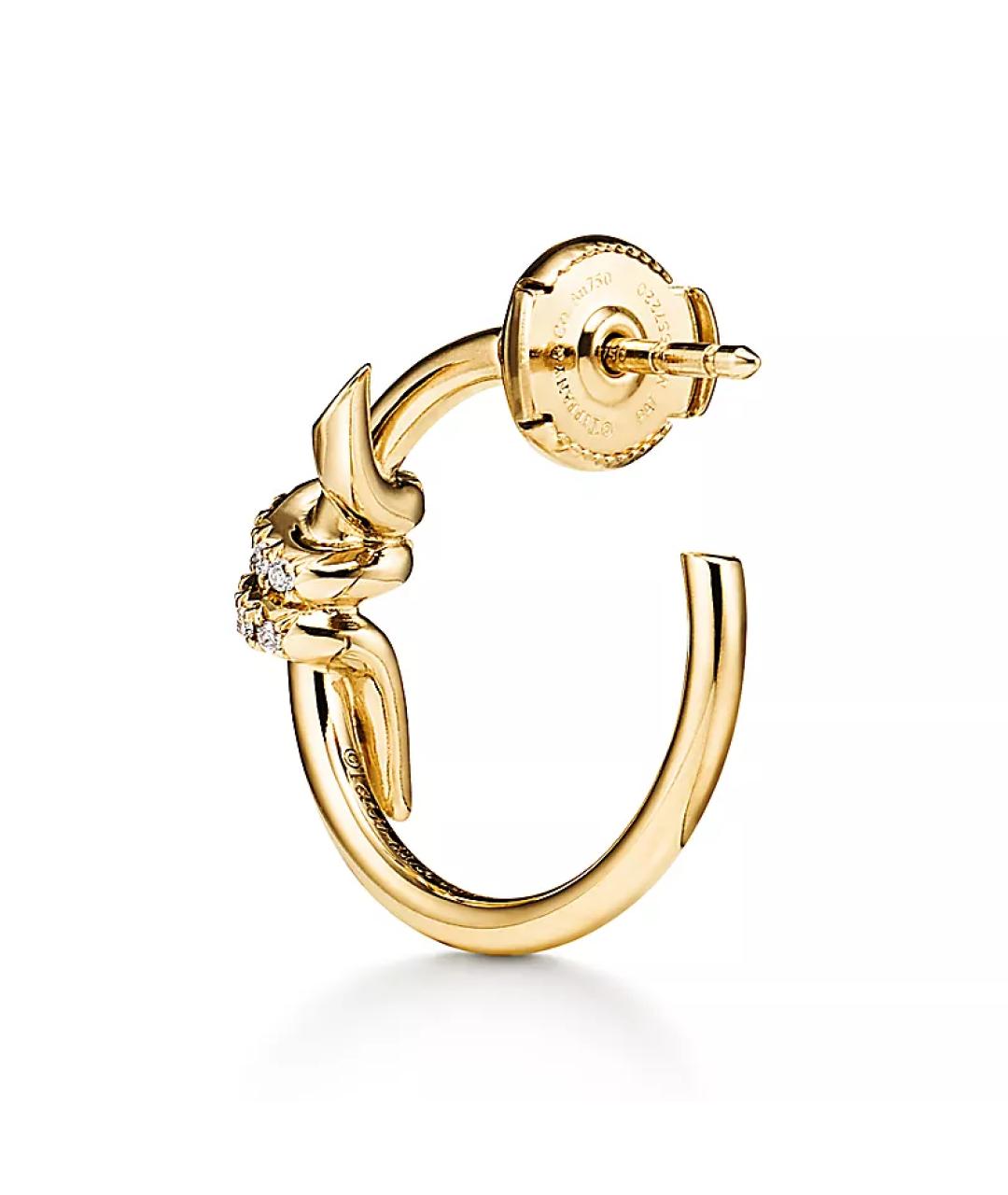 TIFFANY&CO Серьги из желтого золота, фото 3