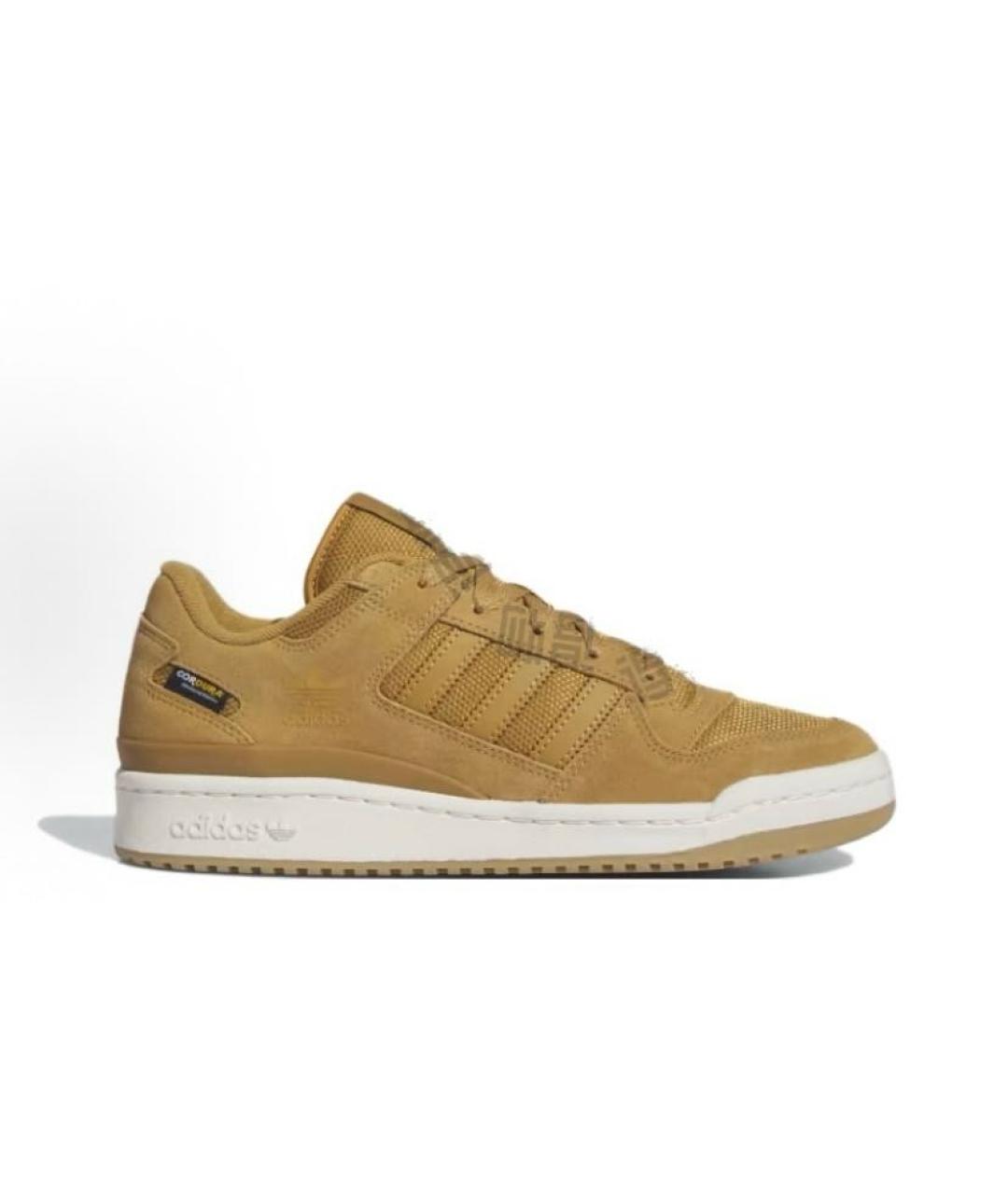 ADIDAS Оранжевое замшевые низкие кроссовки / кеды, фото 7