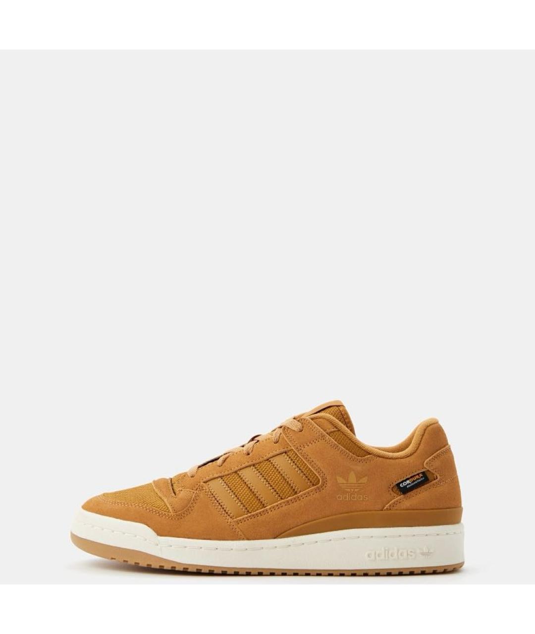 ADIDAS Оранжевое замшевые низкие кроссовки / кеды, фото 2