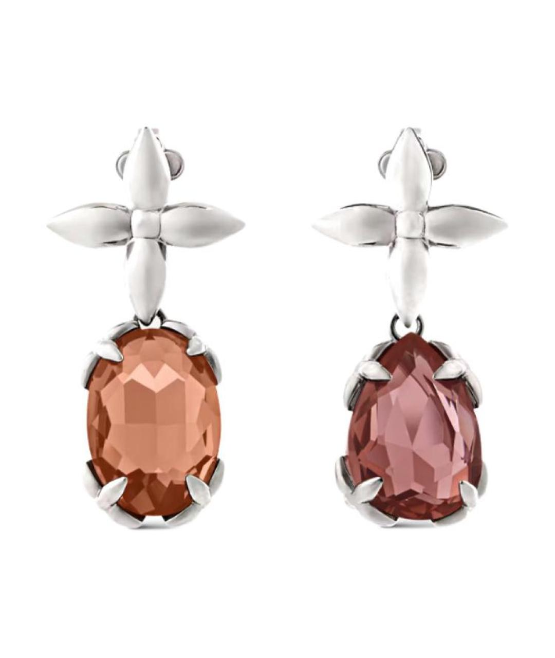 LOUIS VUITTON Серебряные металлические серьги, фото 1