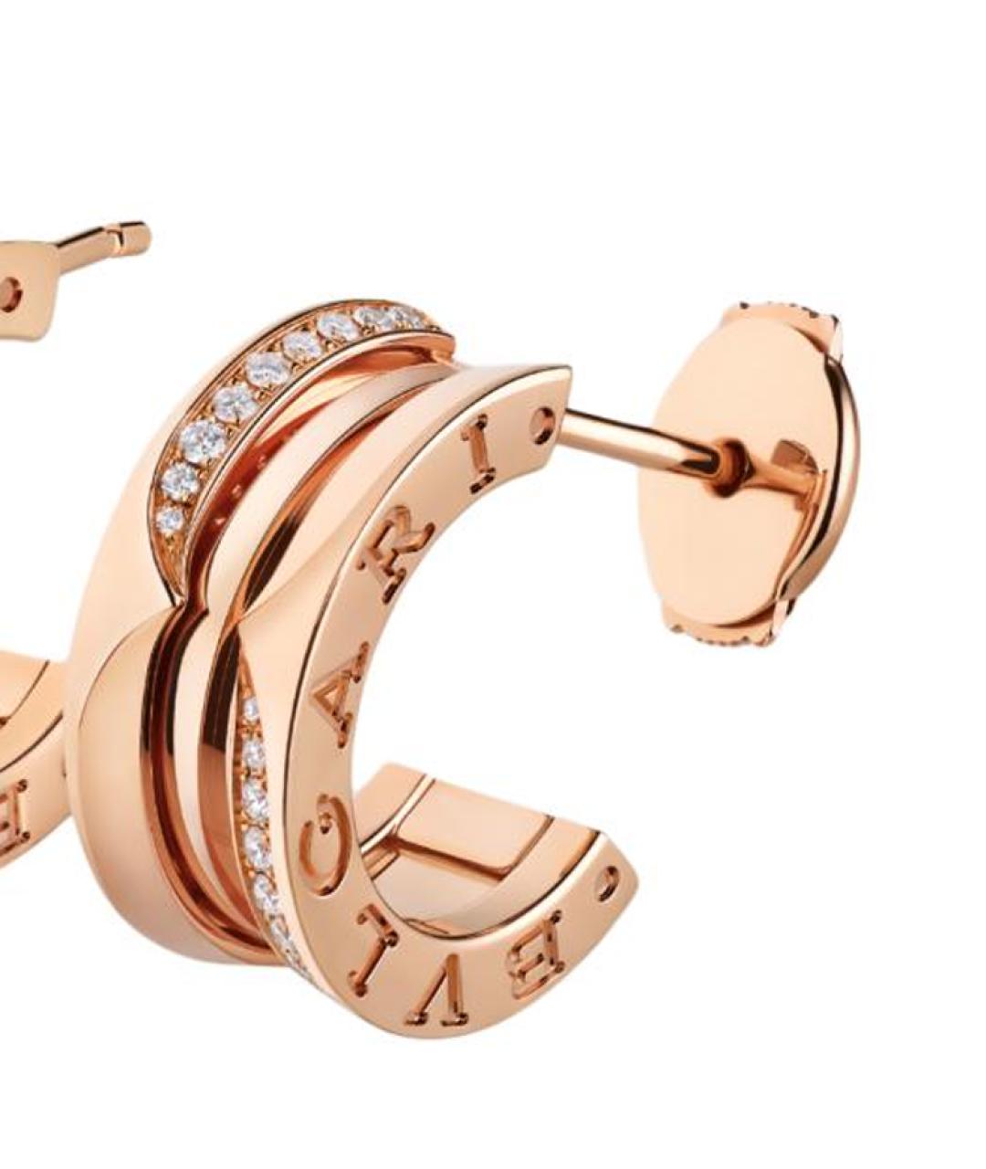 BVLGARI Серьги из розового золота, фото 3