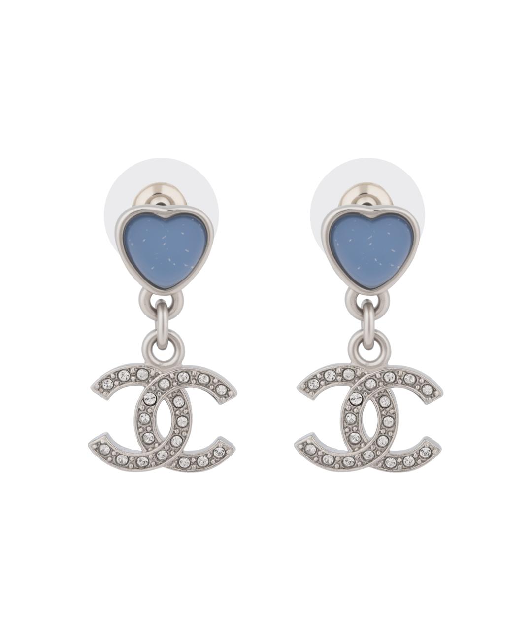 CHANEL Серебряные серьги, фото 1