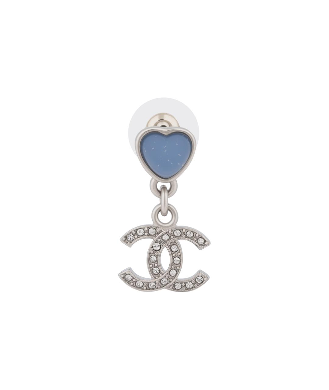 CHANEL Серебряные серьги, фото 3