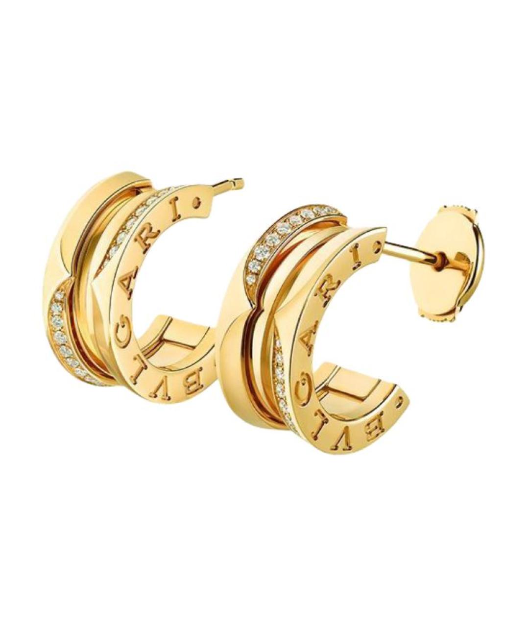 BVLGARI Серьги из желтого золота, фото 1