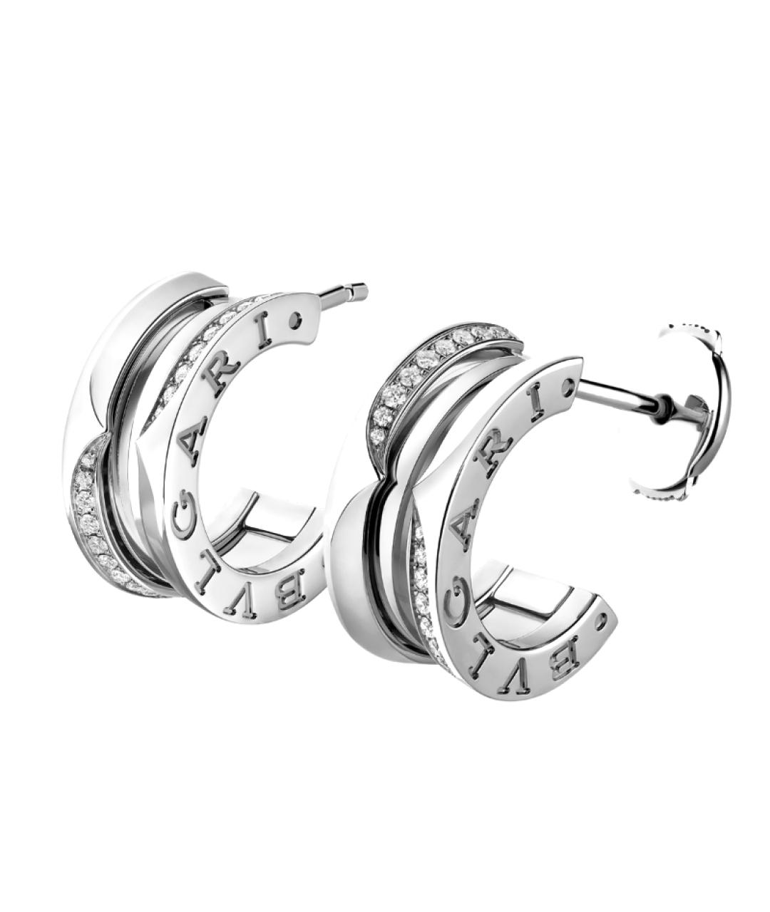 BVLGARI Серьги из белого золота, фото 2