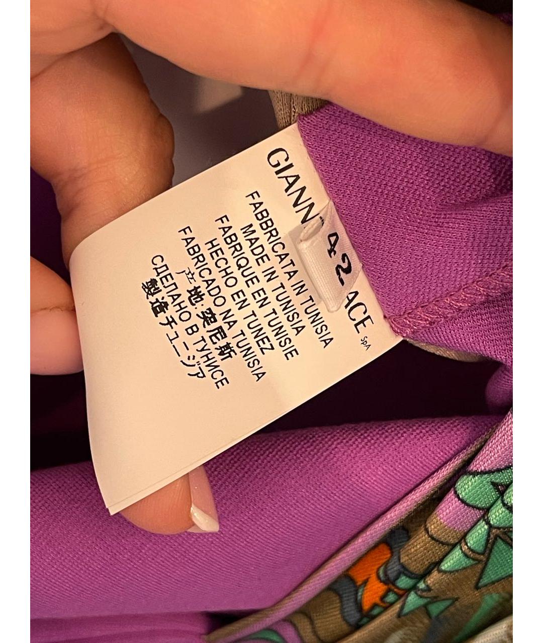VERSACE COLLECTION Мульти вискозное повседневное платье, фото 3