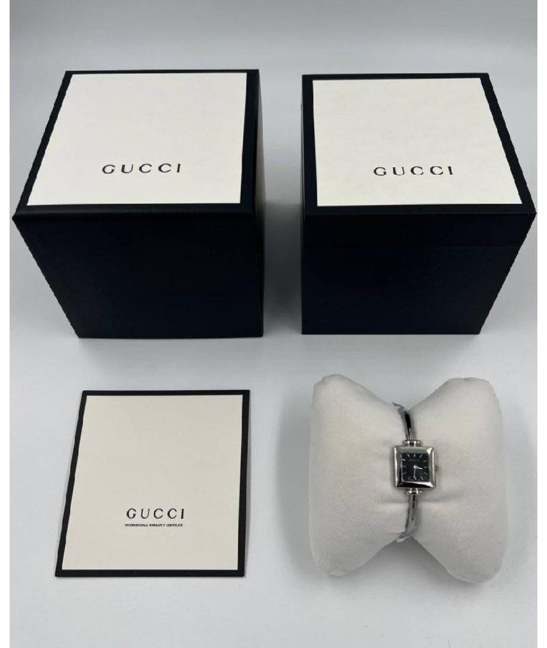 GUCCI Серебряные часы, фото 4
