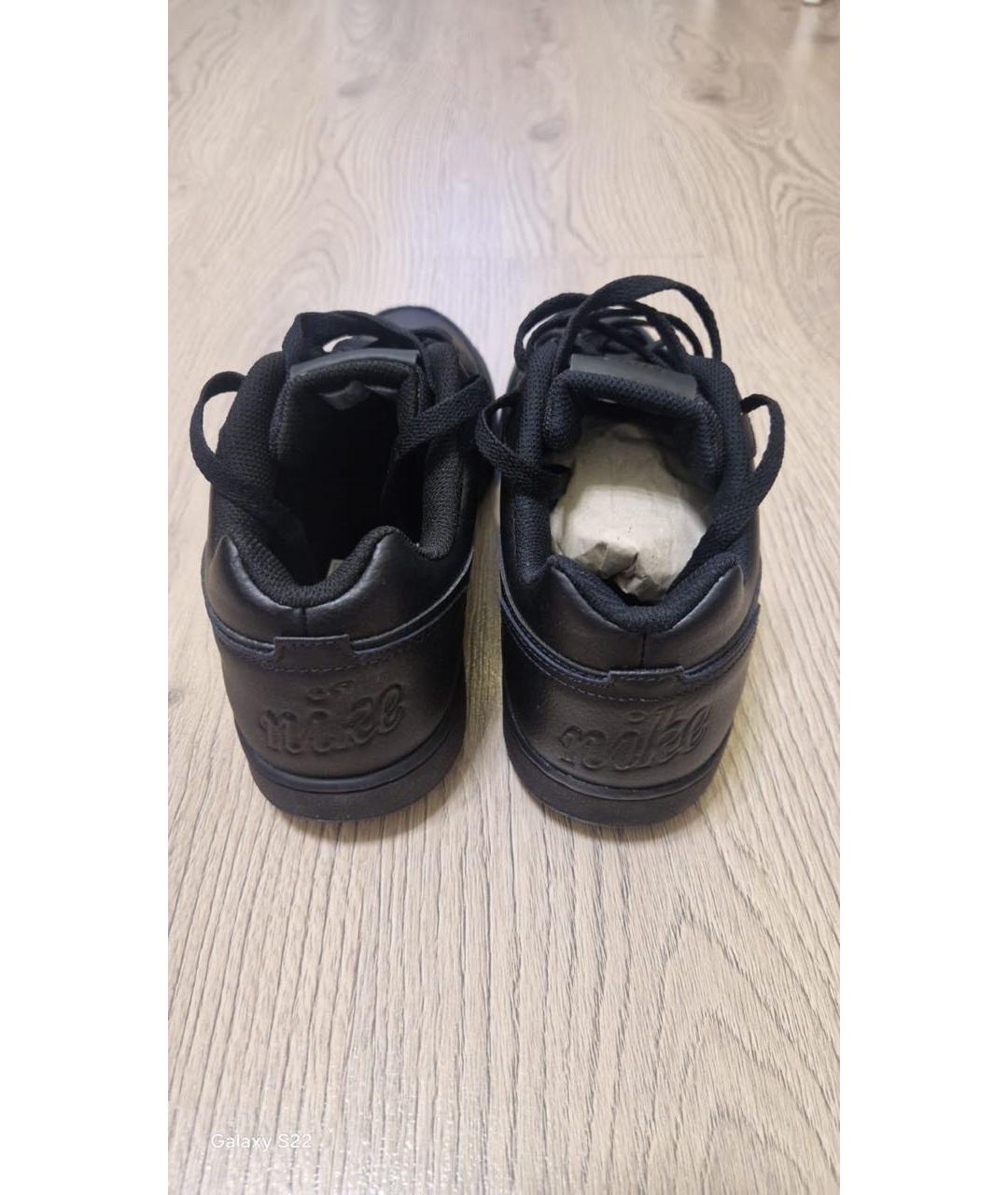 NIKE Черные низкие кроссовки / кеды, фото 4