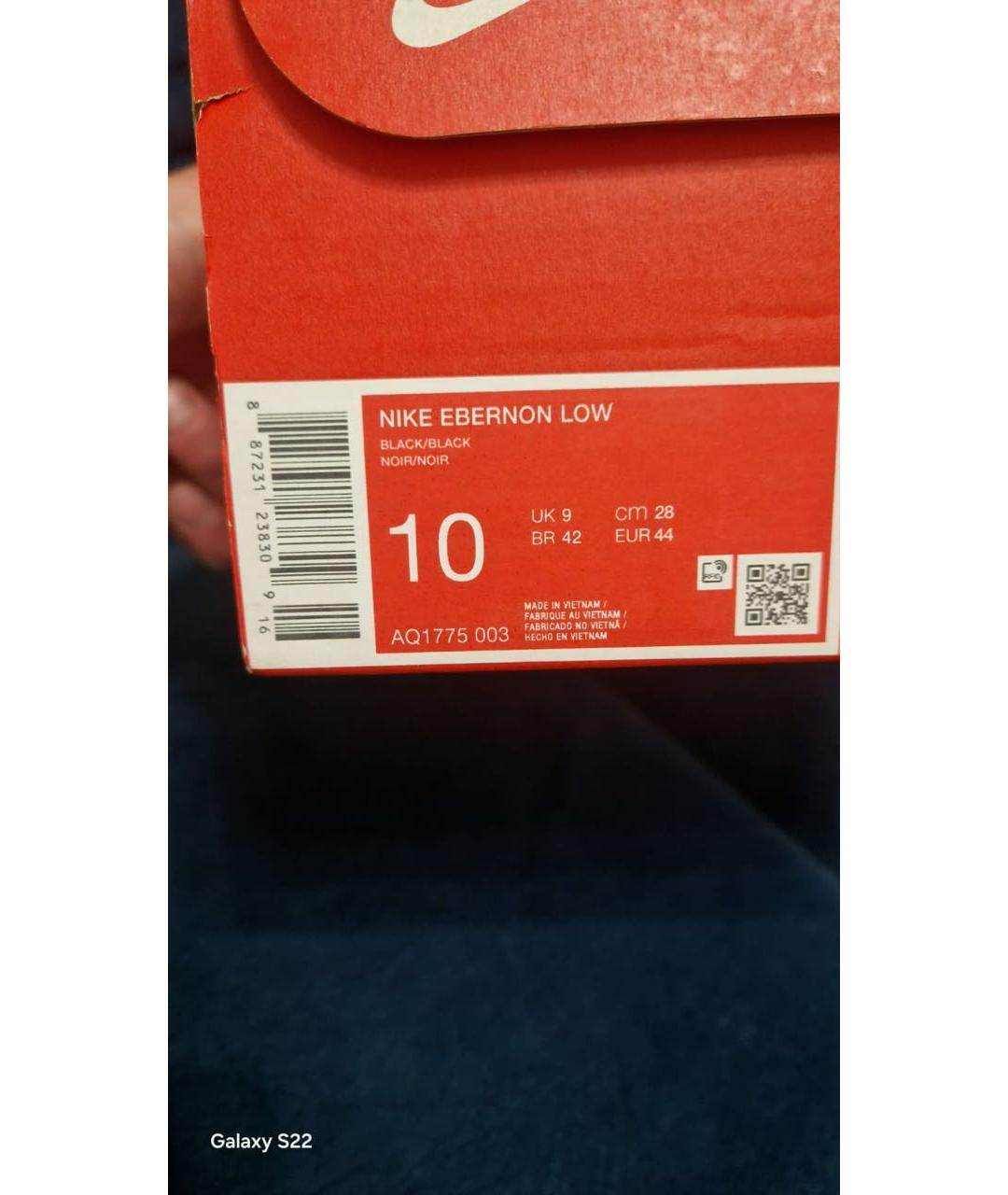 NIKE Черные низкие кроссовки / кеды, фото 6