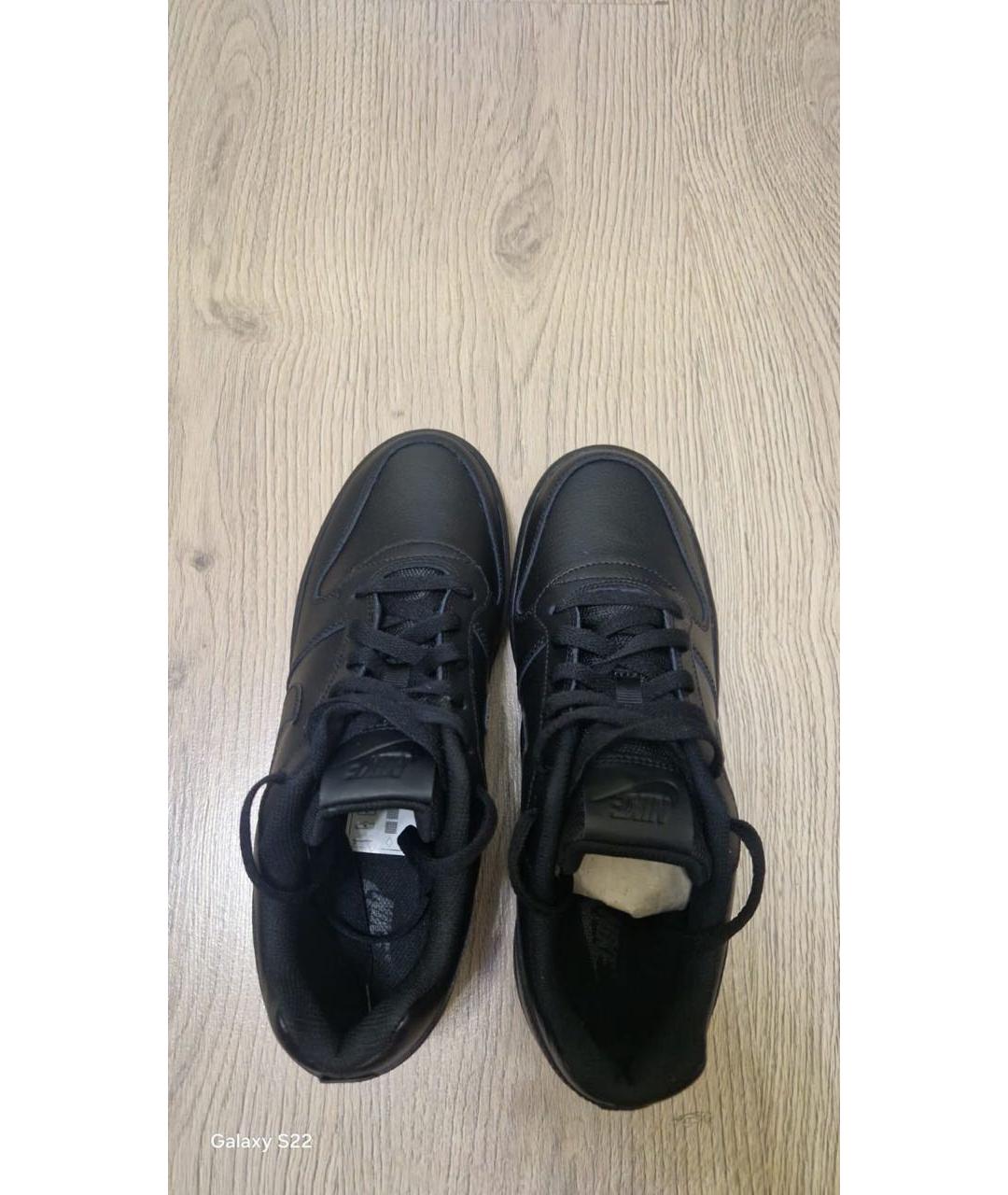 NIKE Черные низкие кроссовки / кеды, фото 3