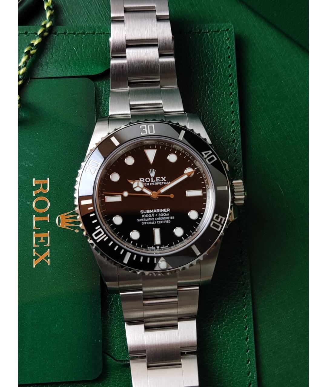 ROLEX Черные часы, фото 3