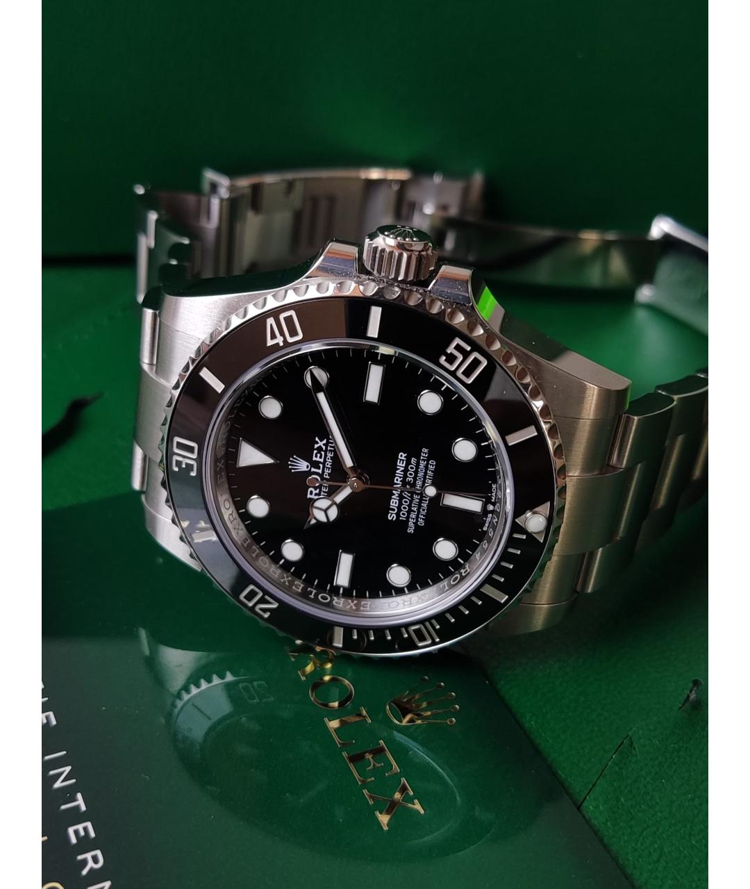 ROLEX Черные часы, фото 2