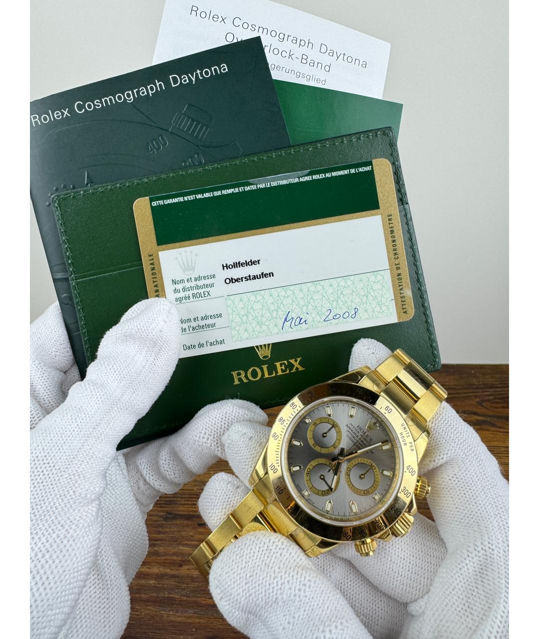 ROLEX Золотые часы из желтого золота, фото 2