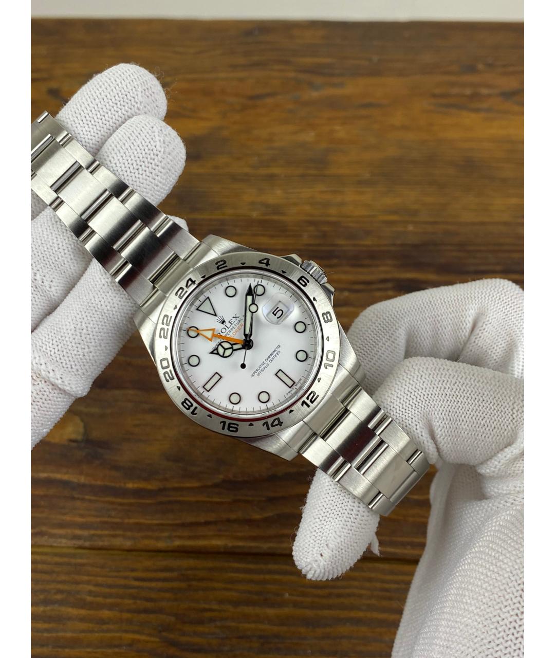 ROLEX Белые часы, фото 5