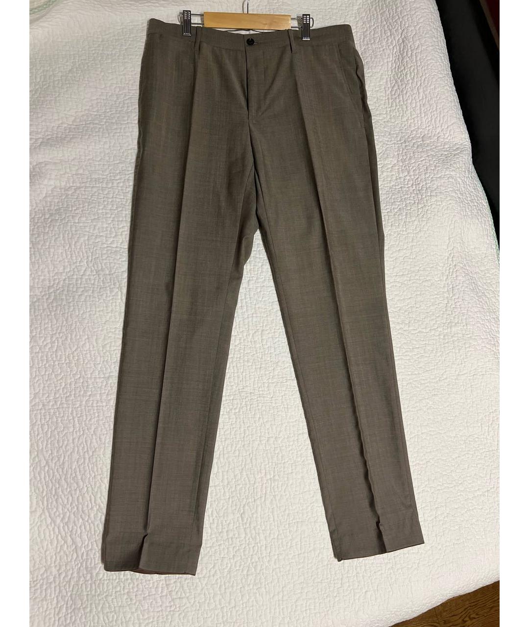 TRUSSARDI Коричневый классический костюм, фото 3