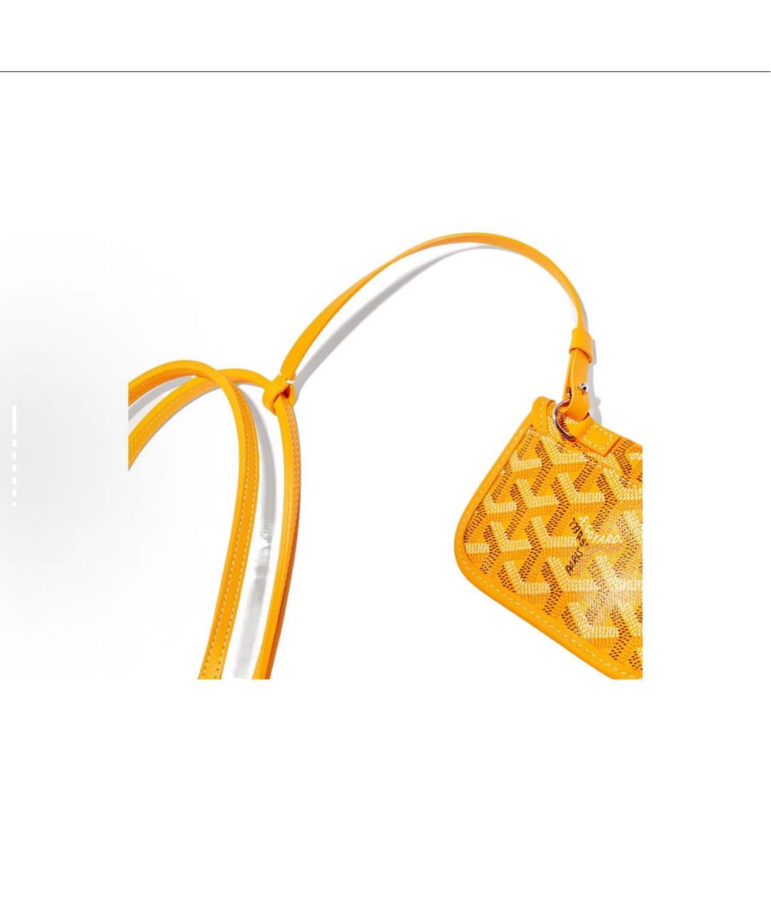 GOYARD Желтая сумка тоут, фото 4