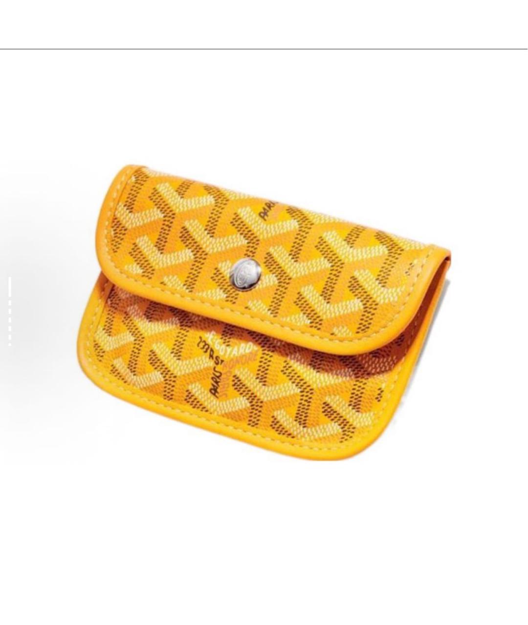 GOYARD Желтая сумка тоут, фото 5