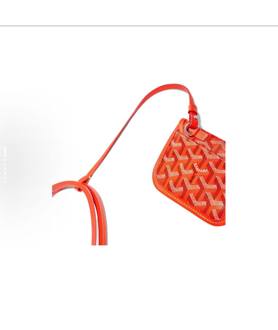 GOYARD Оранжевая сумка тоут, фото 4