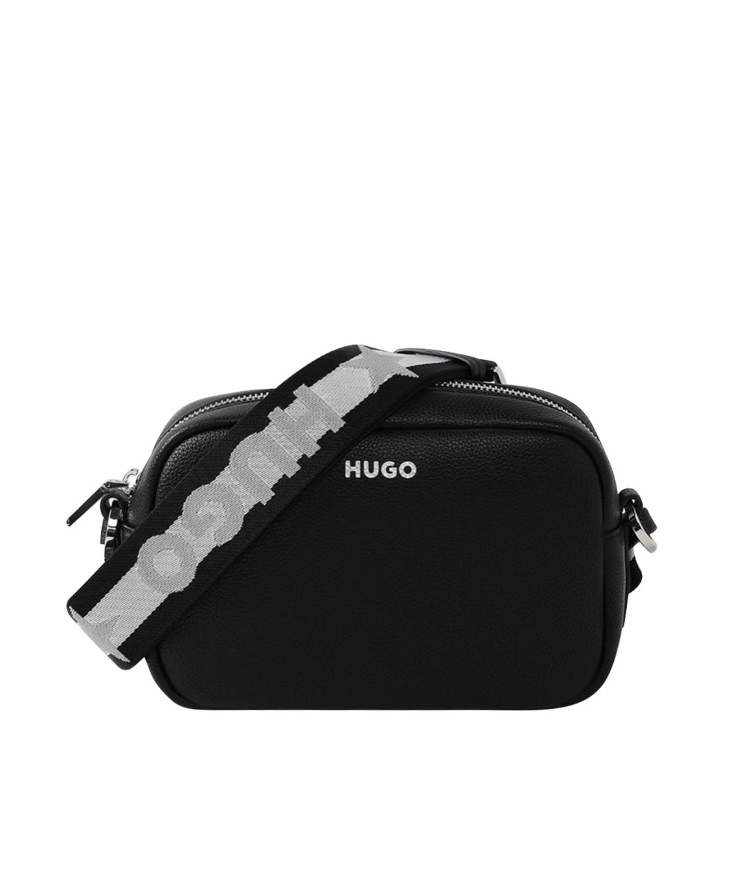 HUGO BOSS Черная сумка через плечо, фото 1