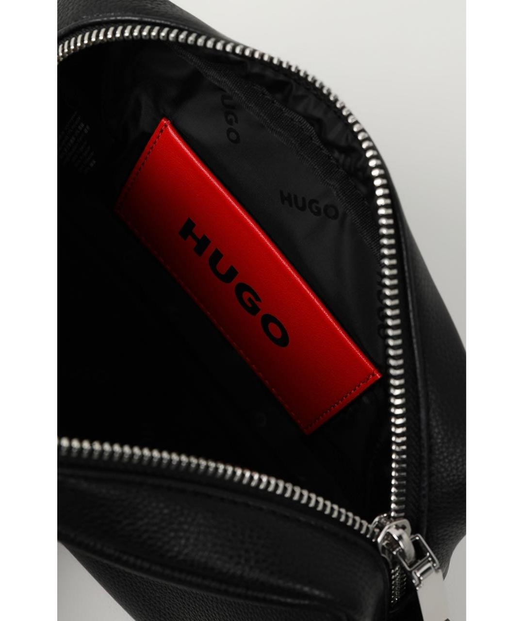 HUGO BOSS Черная сумка через плечо, фото 3
