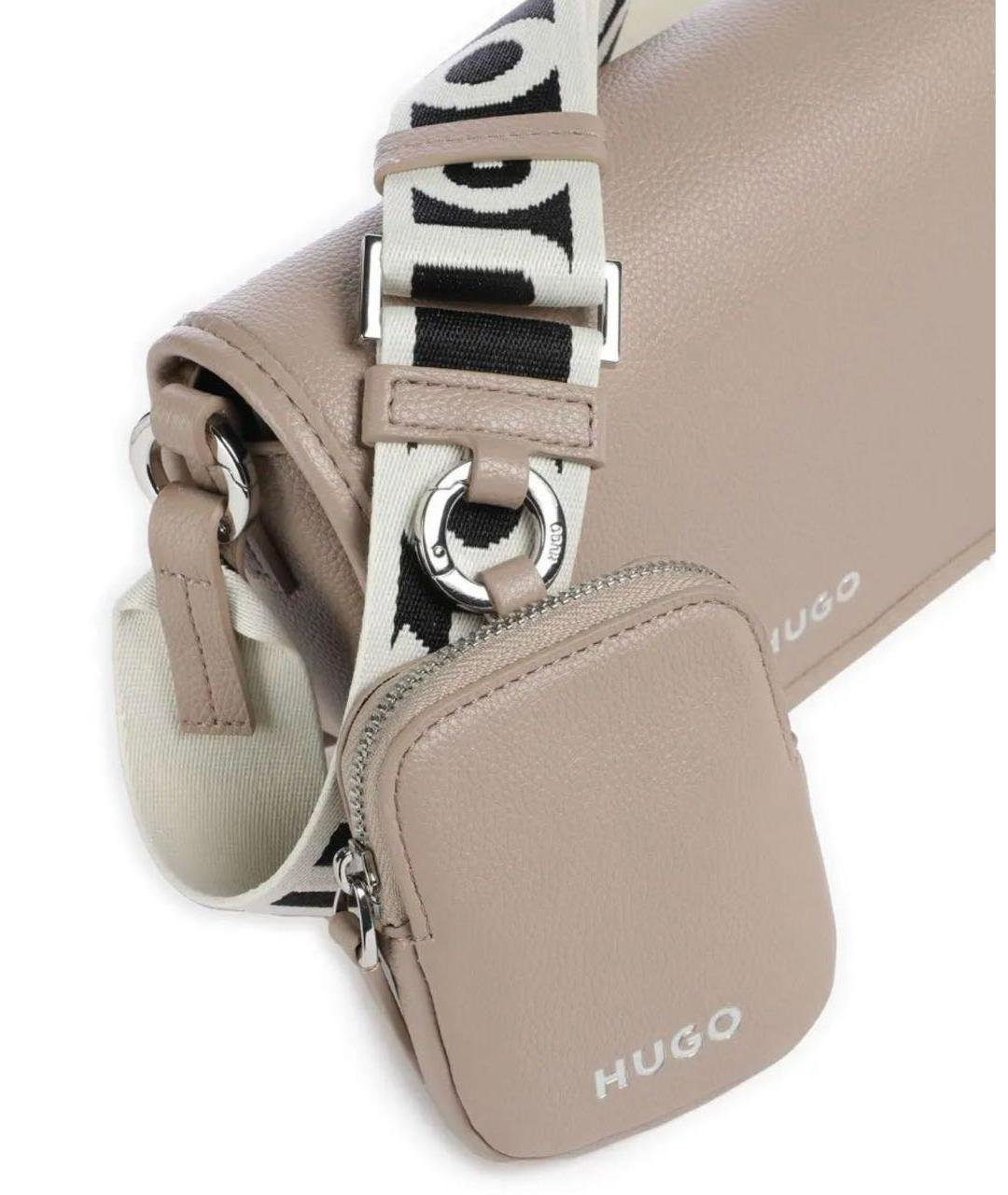 HUGO BOSS Бежевая сумка через плечо, фото 3