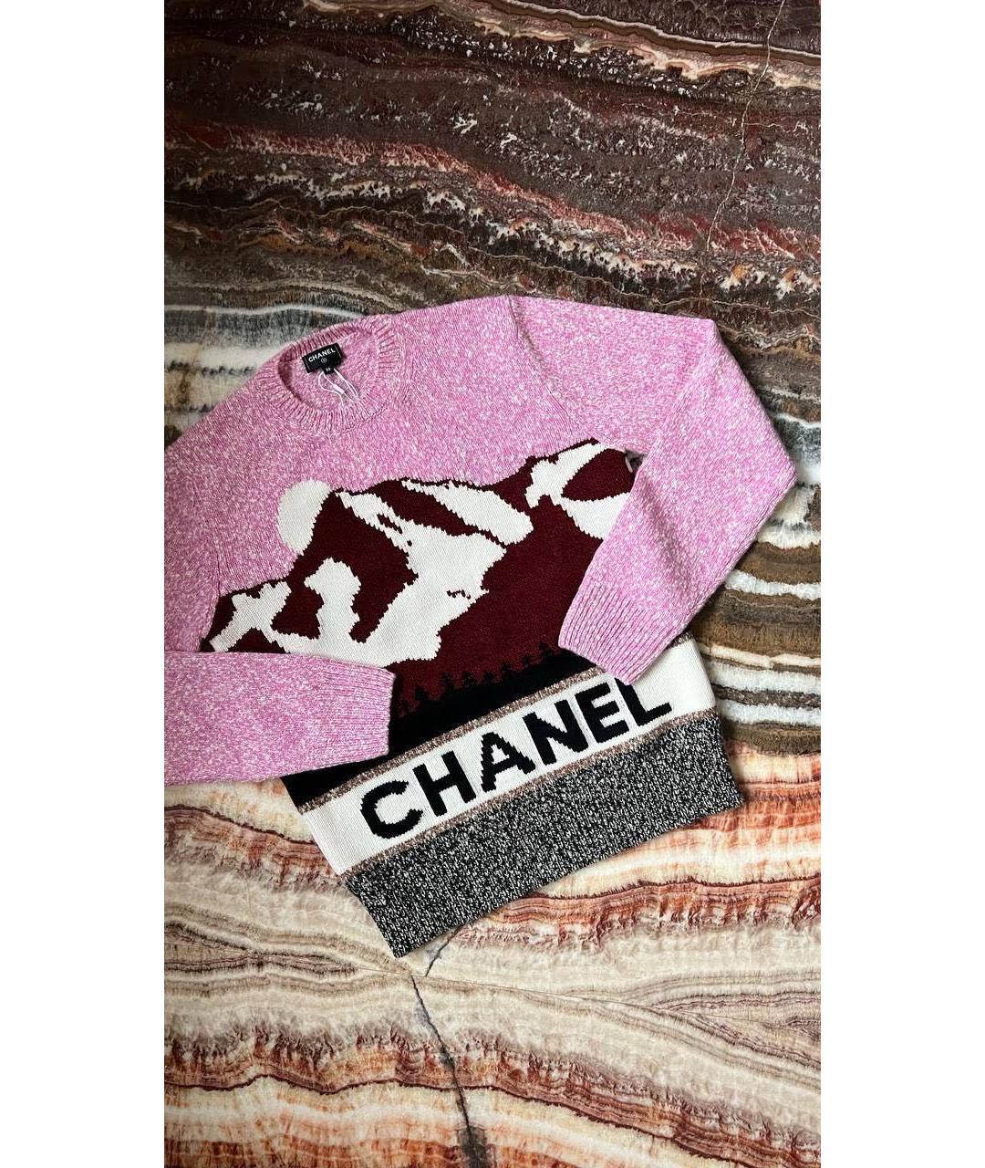 CHANEL Мульти хлопковый джемпер / свитер, фото 5
