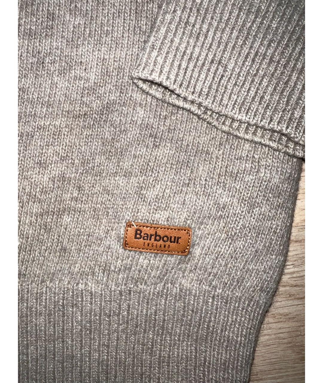 BARBOUR Бежевый кашемировый джемпер / свитер, фото 4