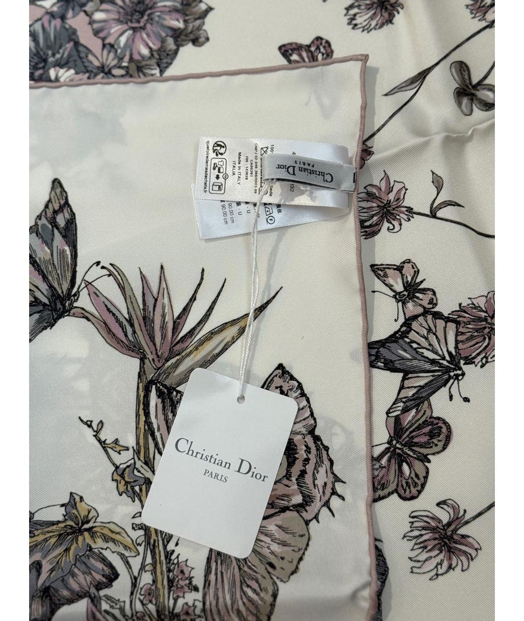CHRISTIAN DIOR Шелковый платок, фото 4