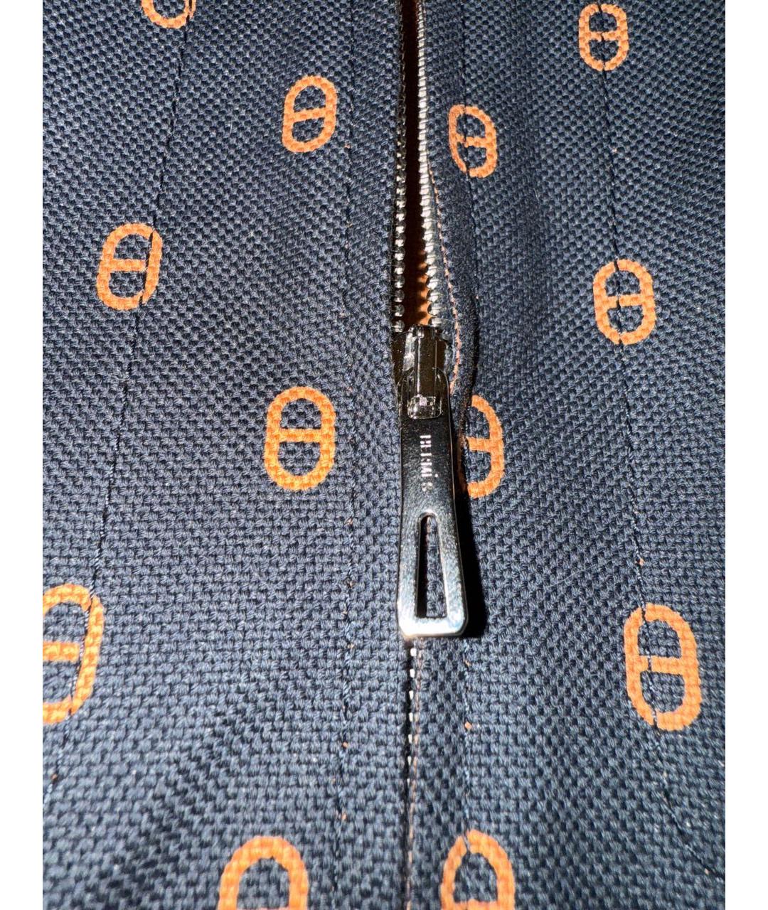 HERMES Черное хлопковое повседневное платье, фото 6