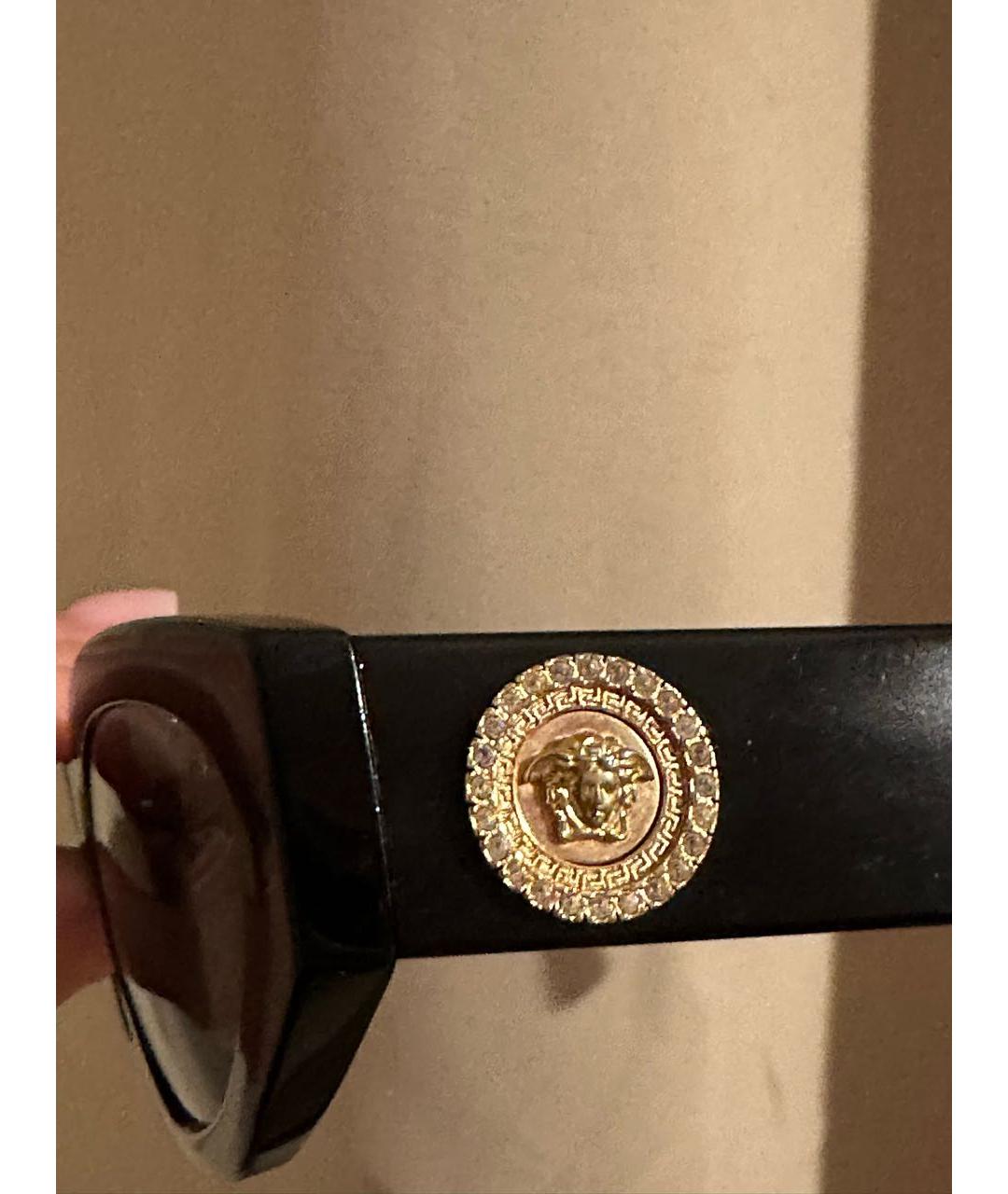 VERSACE Черные солнцезащитные очки, фото 4