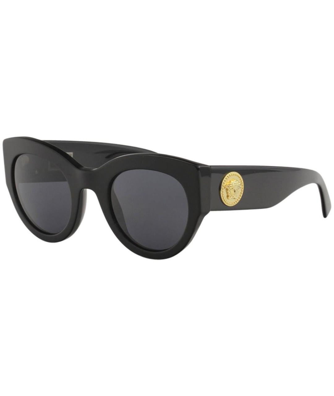VERSACE Черные солнцезащитные очки, фото 1
