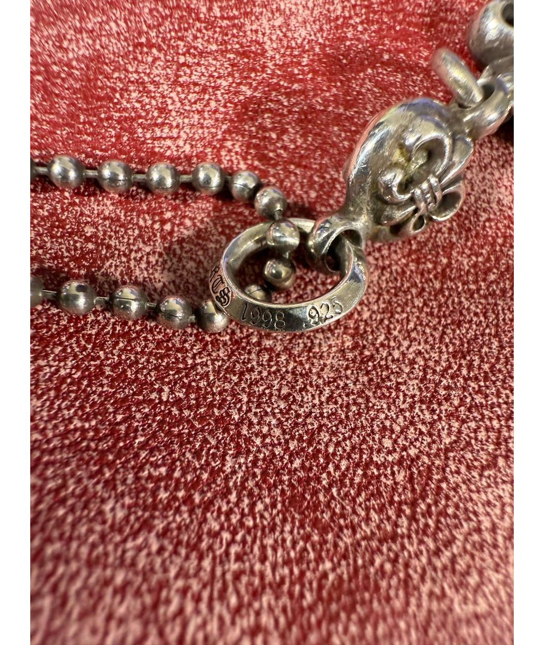 CHROME HEARTS Серебряная серебряная цепочка/подвеска, фото 3