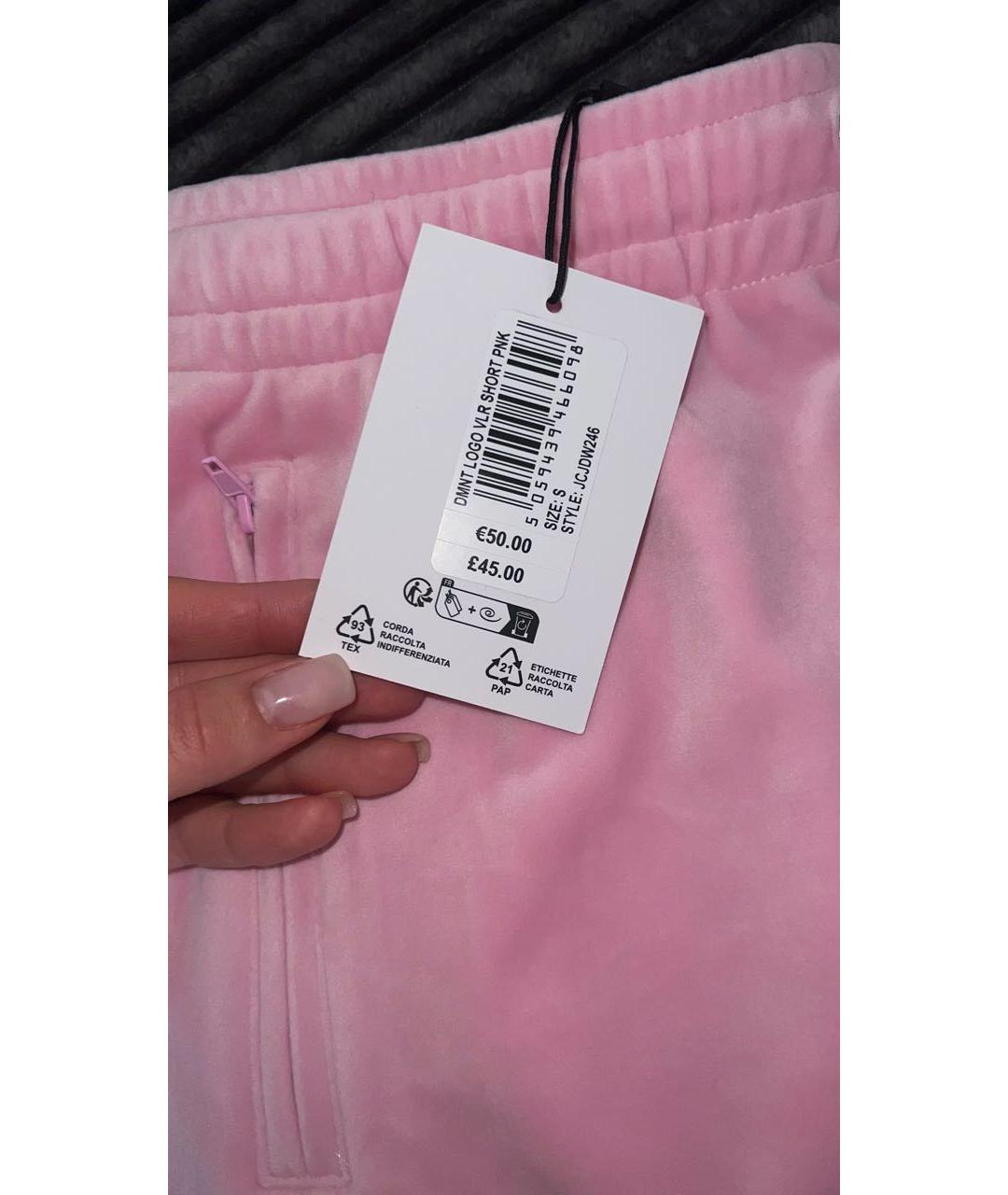 JUICY COUTURE Розовые полиэстеровые шорты, фото 6