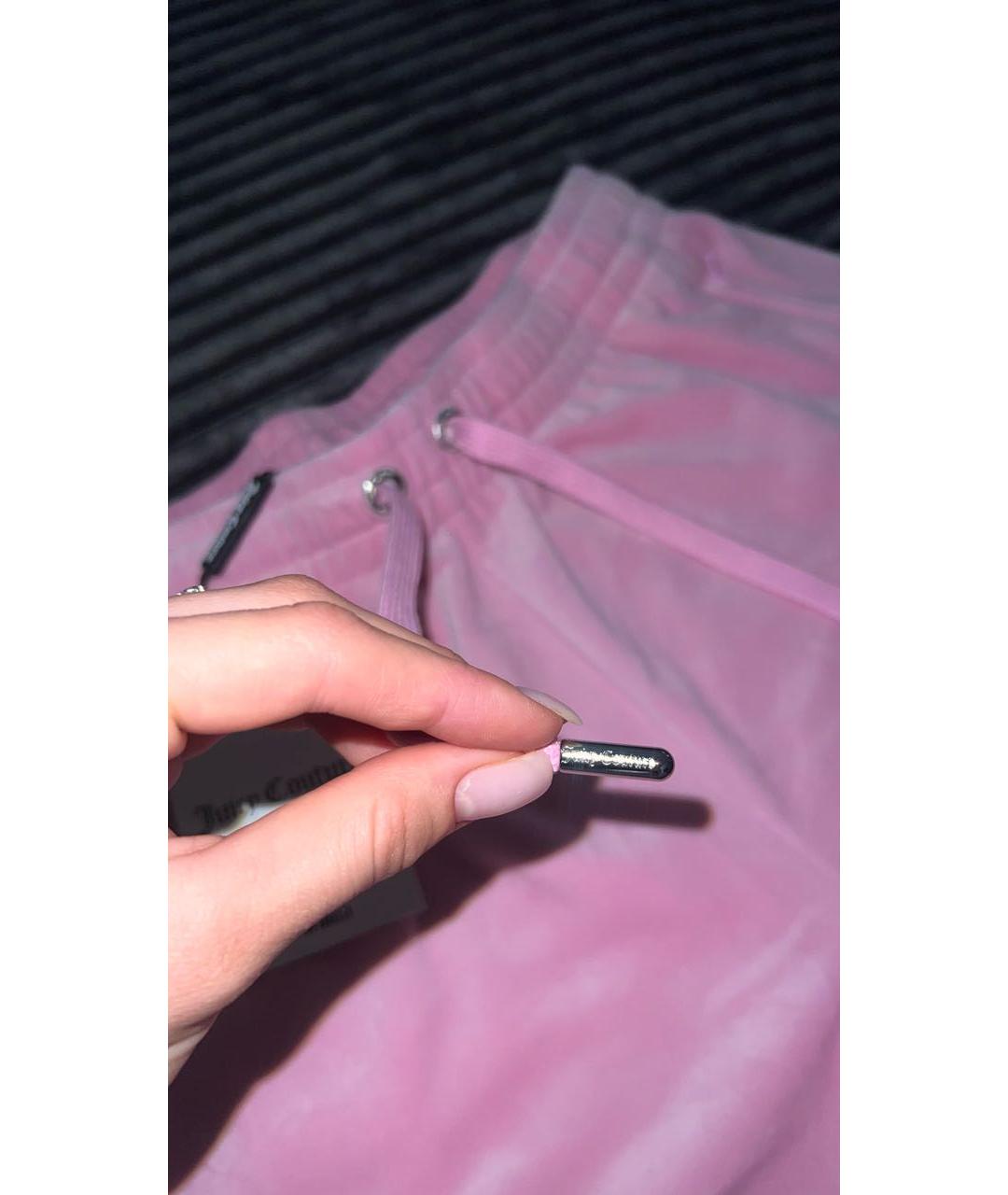 JUICY COUTURE Розовые полиэстеровые шорты, фото 7