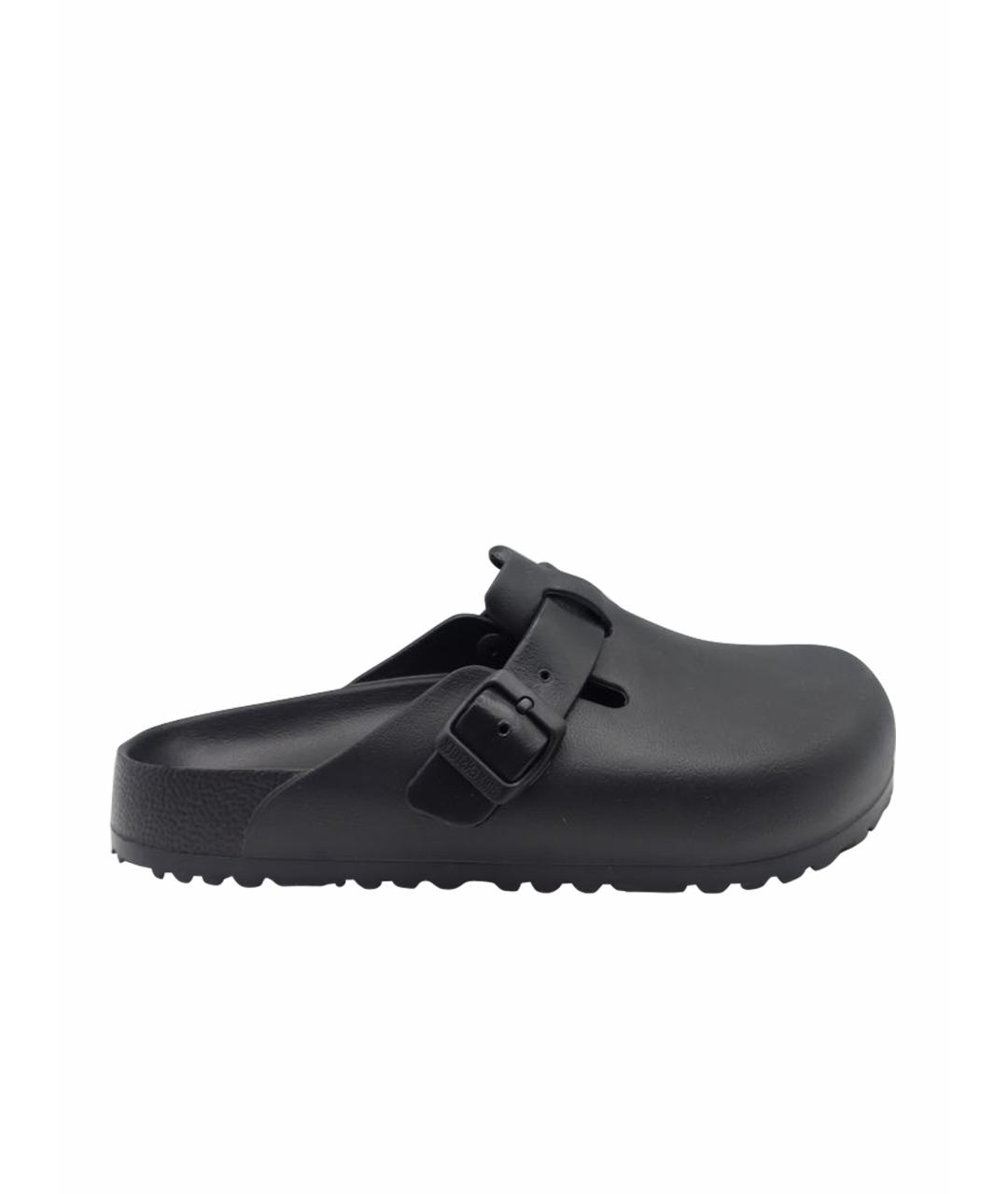 BIRKENSTOCK Черные резиновые сандалии, фото 1