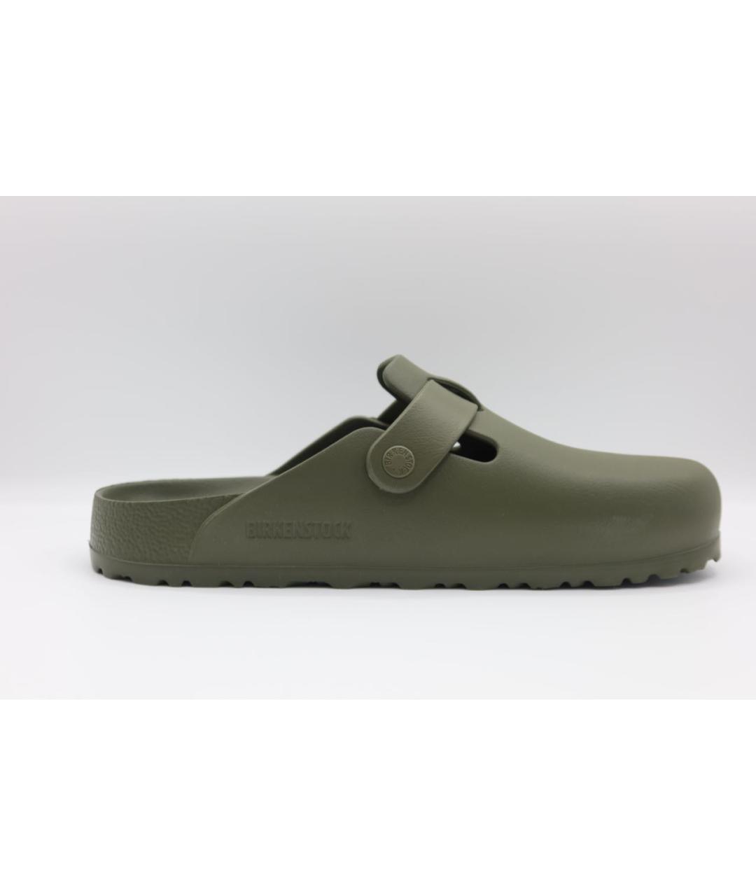 BIRKENSTOCK Хаки резиновые сандалии, фото 5
