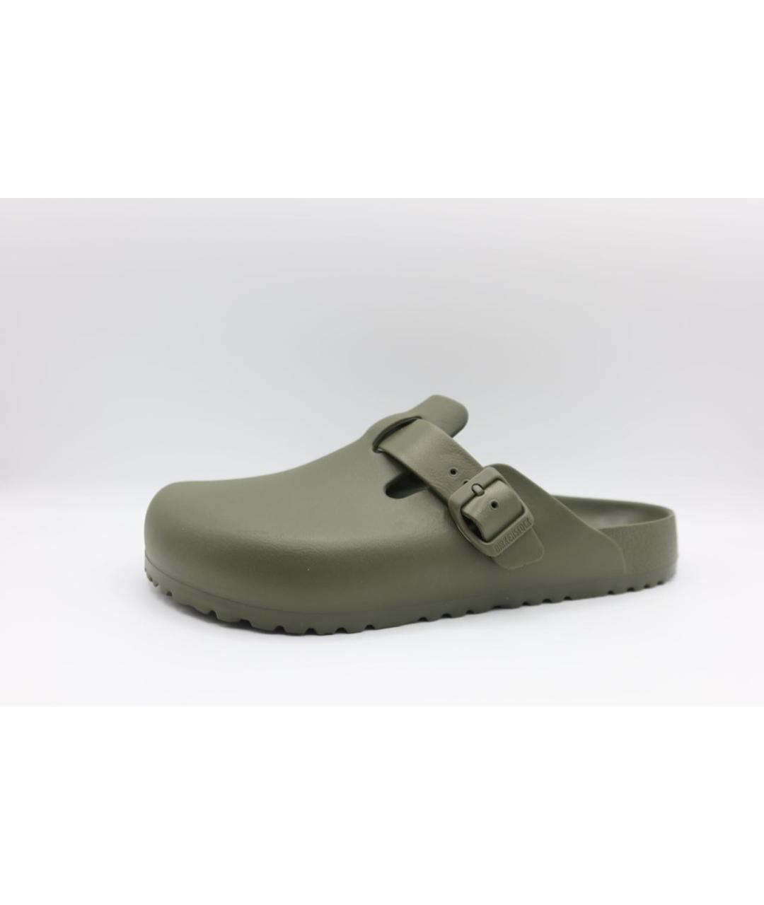 BIRKENSTOCK Хаки резиновые сандалии, фото 3