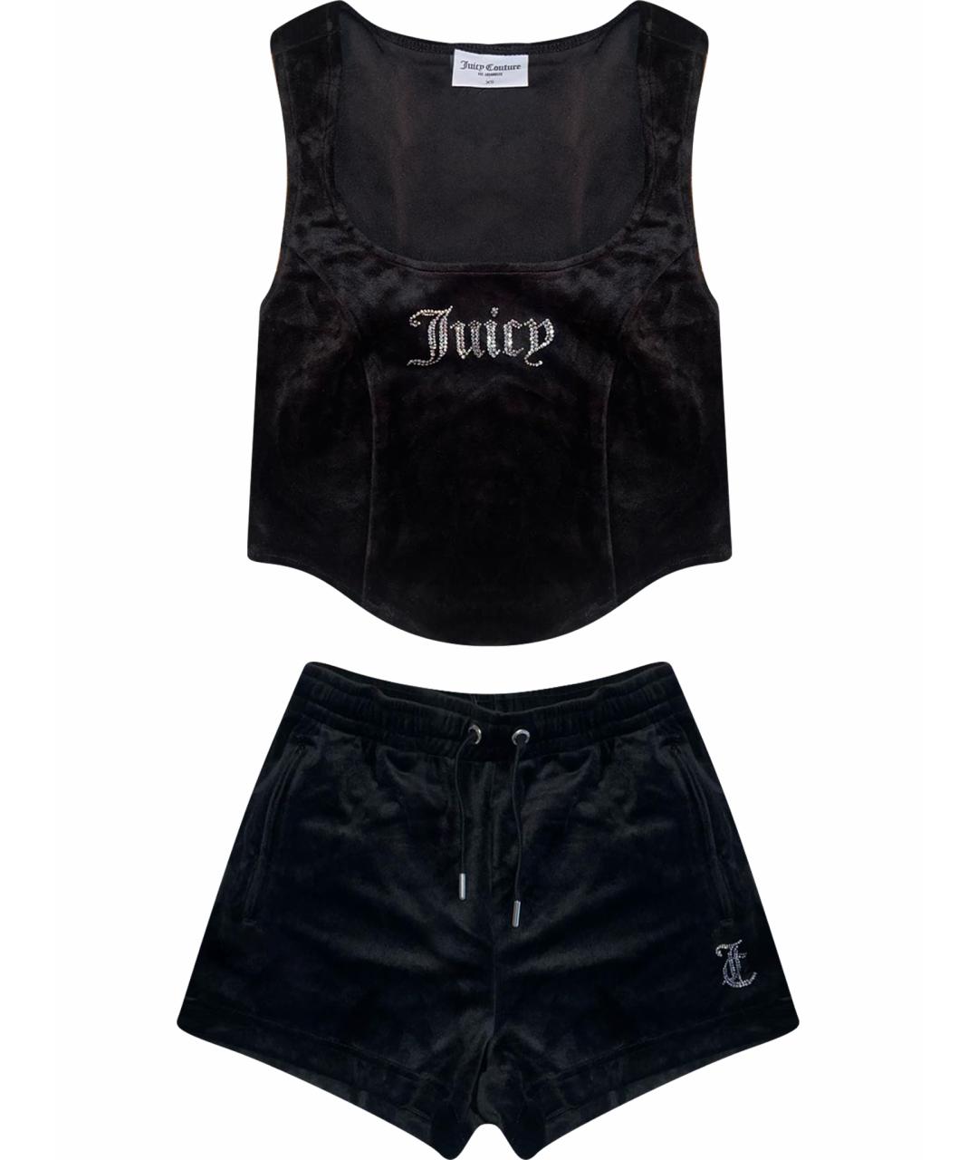 JUICY COUTURE Черный полиэстеровый спортивные костюмы, фото 1