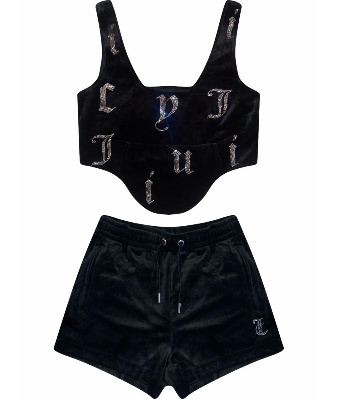 JUICY COUTURE Черный полиэстеровый спортивные костюмы, фото 1